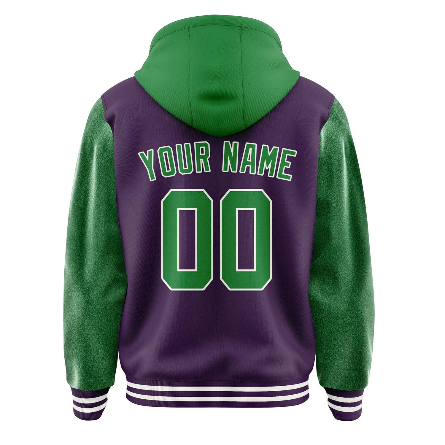 Custom Purple Emerald Green Jacket
