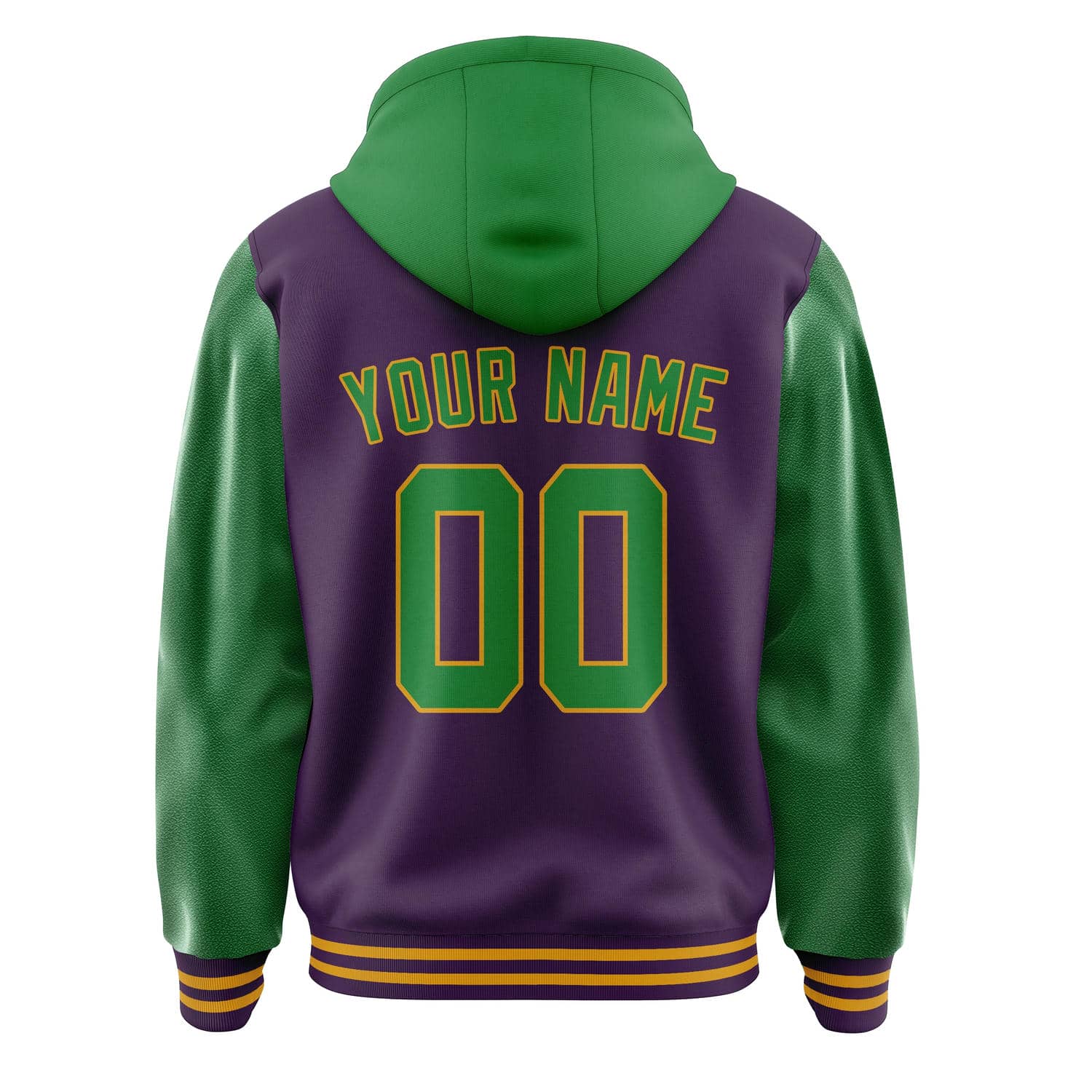Custom Purple Emerald Green Jacket