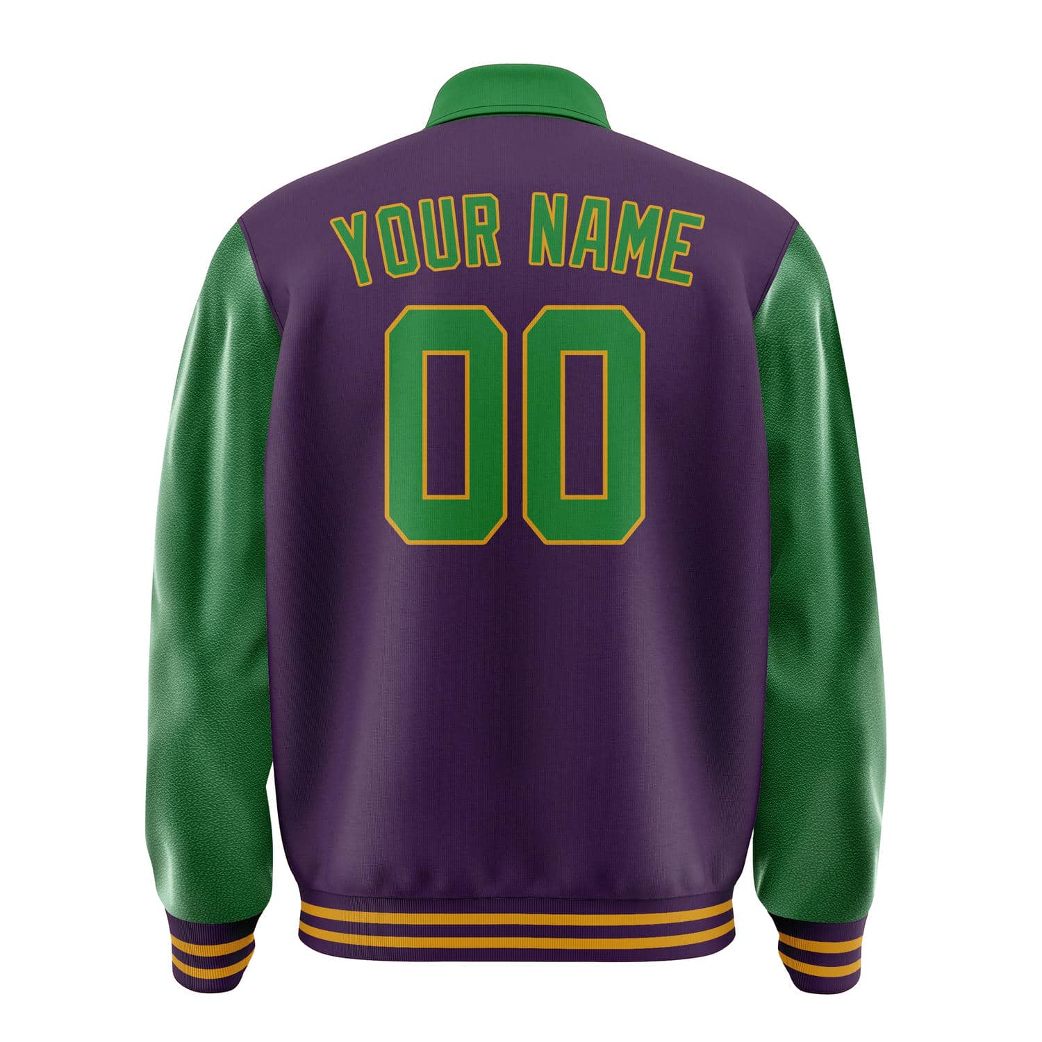 Custom Purple Emerald Green Jacket