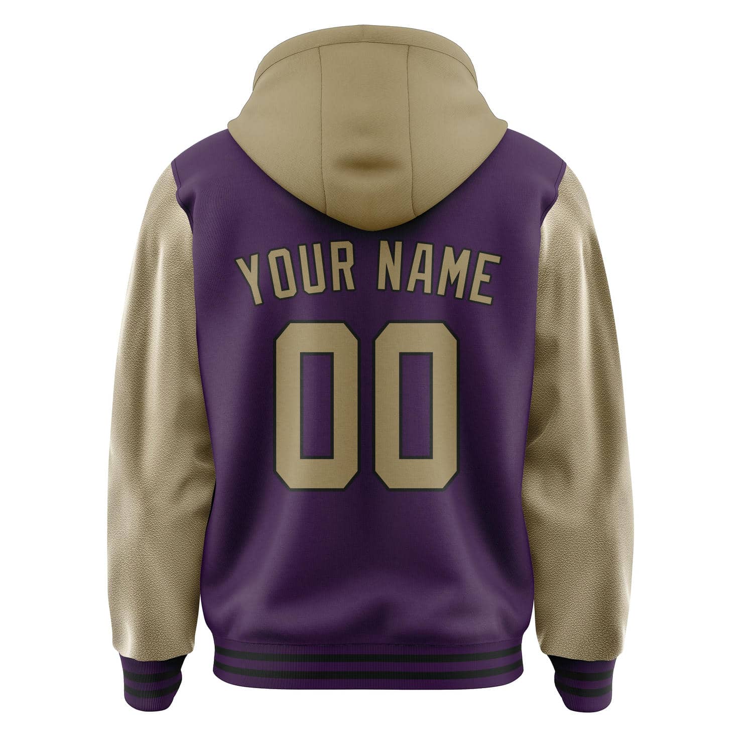 Custom Purple Light Khaki Jacket
