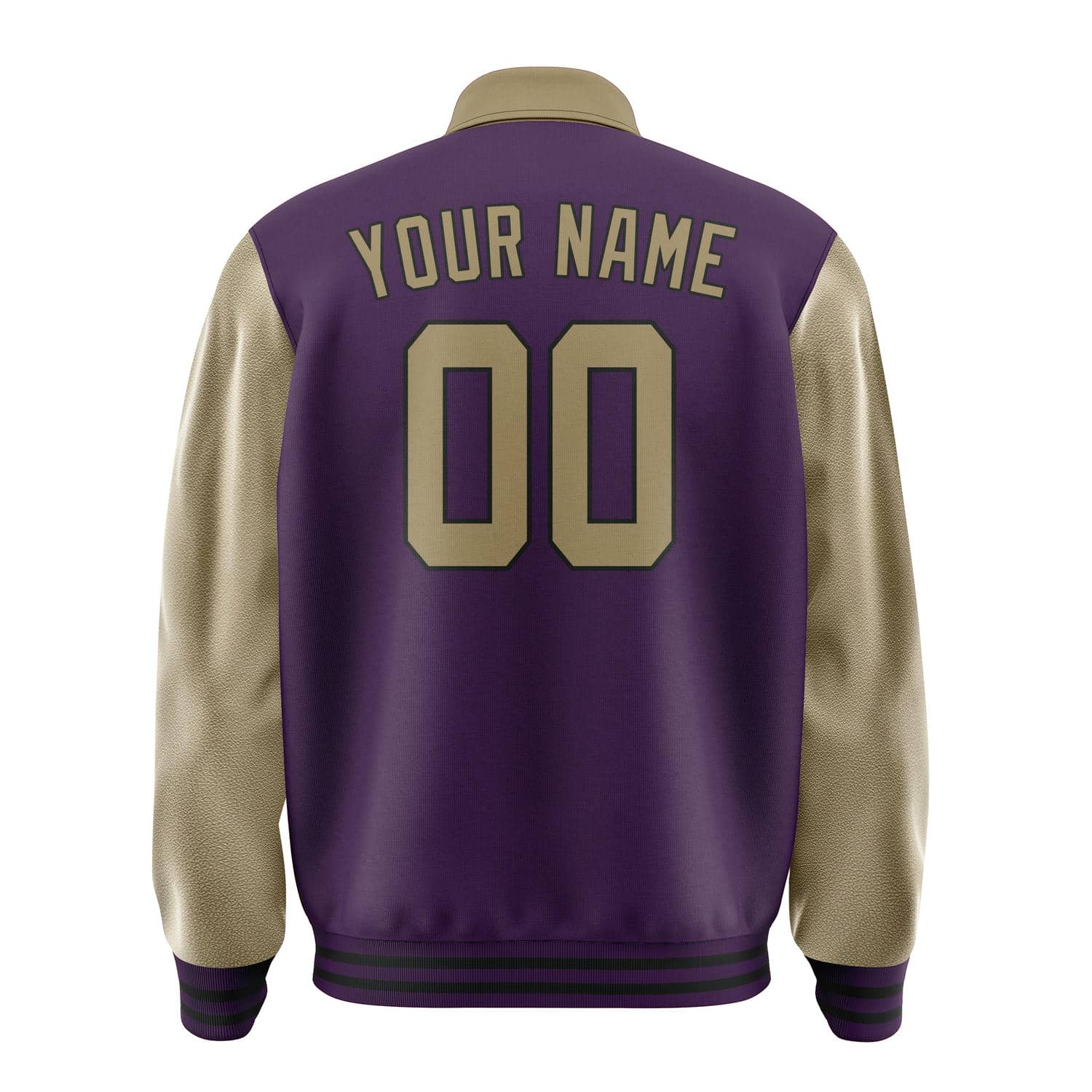 Custom Purple Light Khaki Jacket