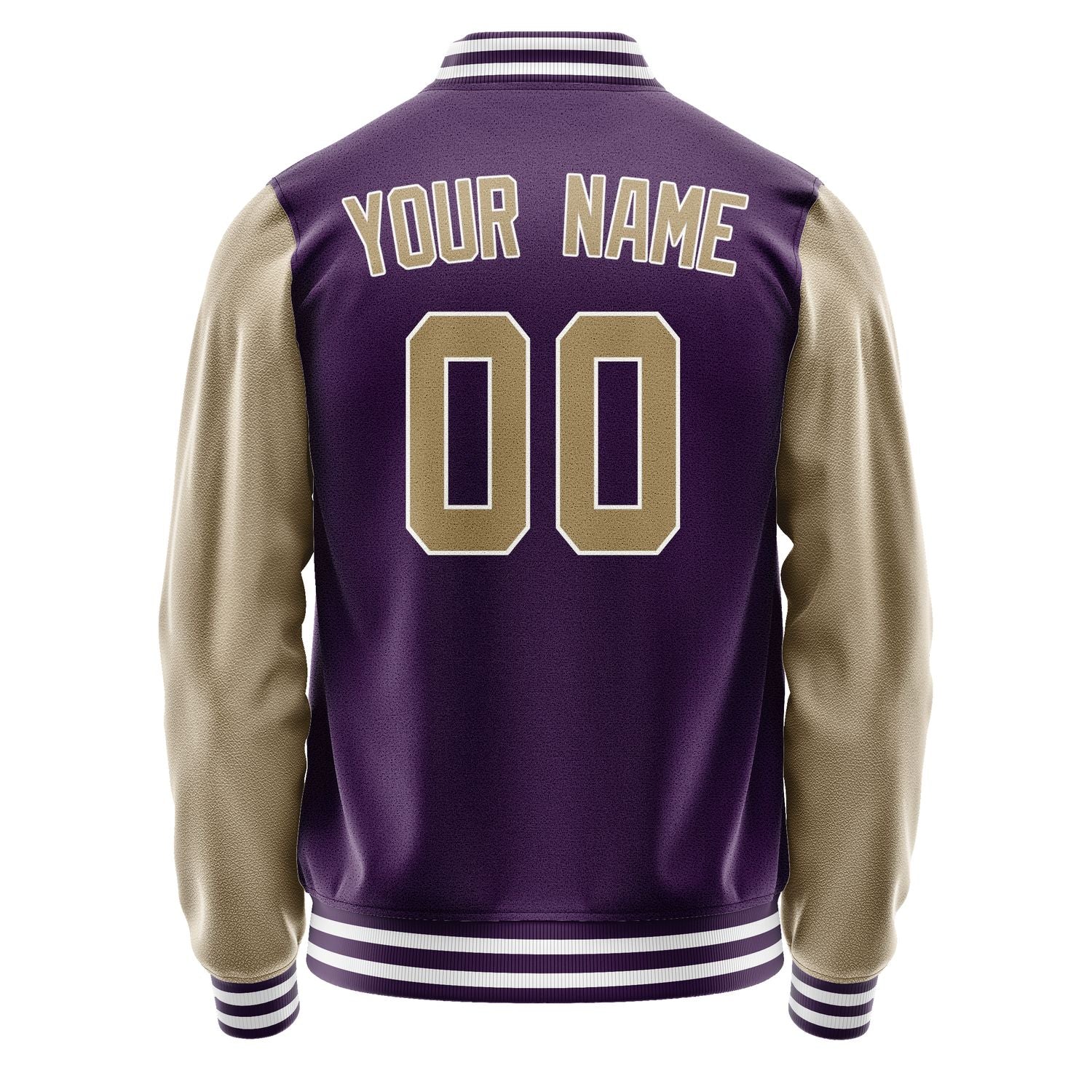 Custom Purple Light Khaki Jacket JA0707250718B31825