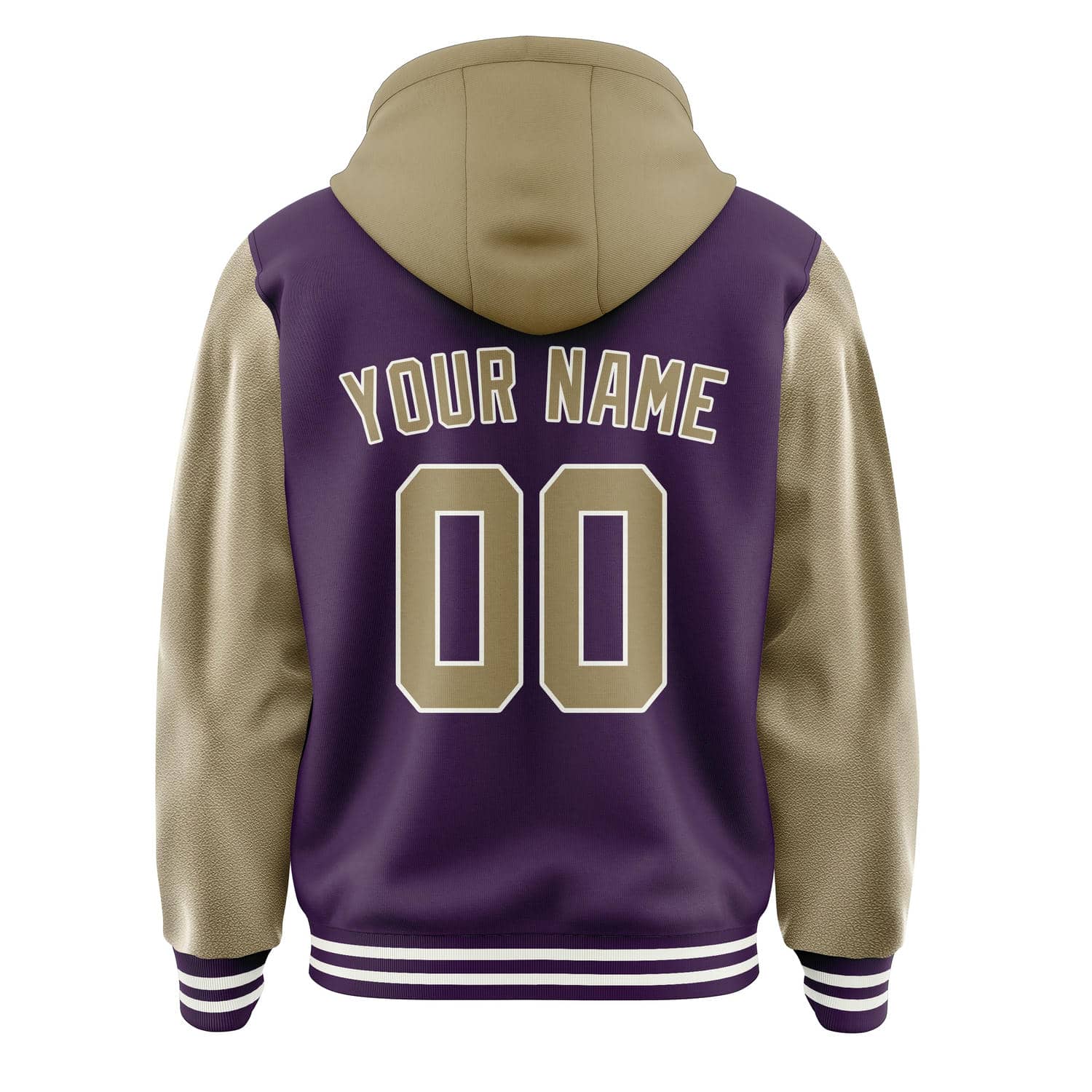 Custom Purple Light Khaki Jacket