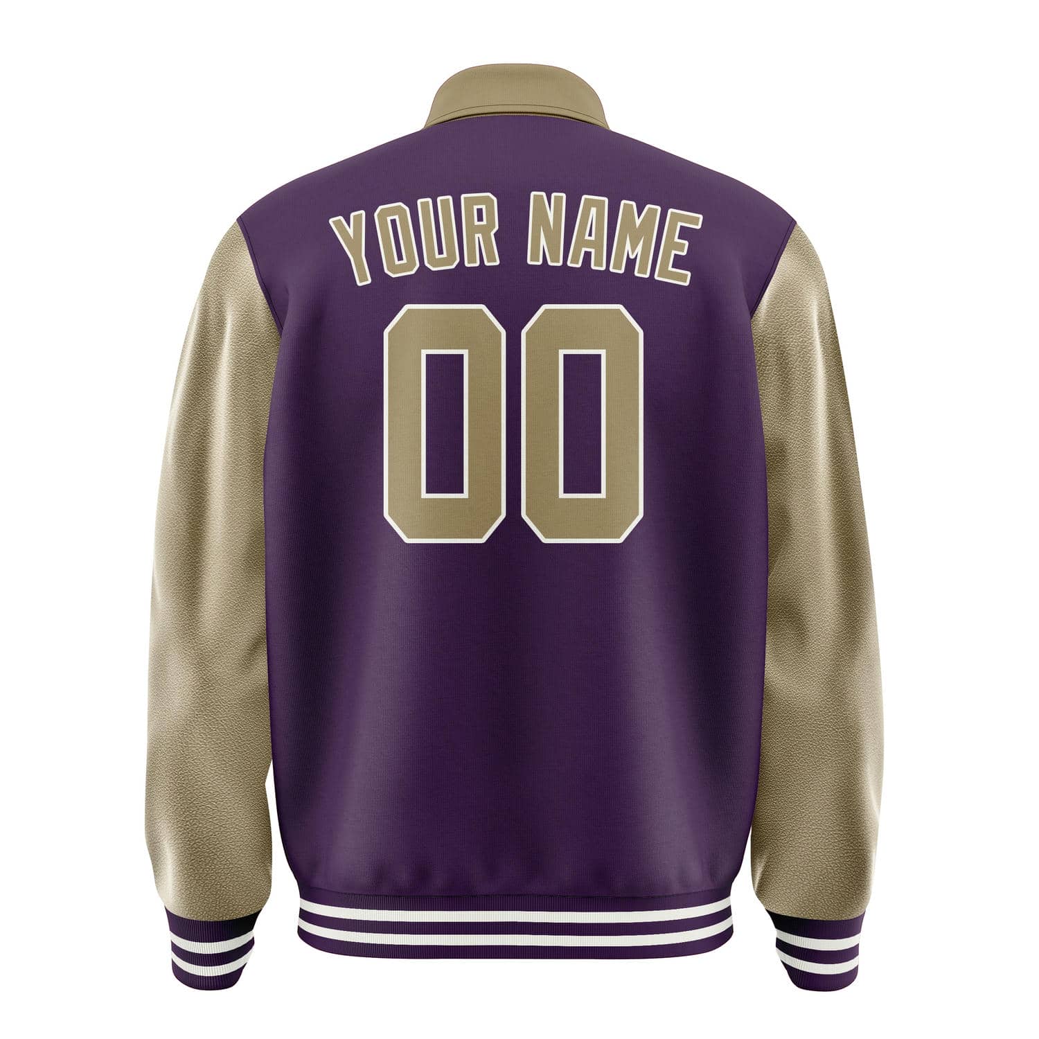 Custom Purple Light Khaki Jacket