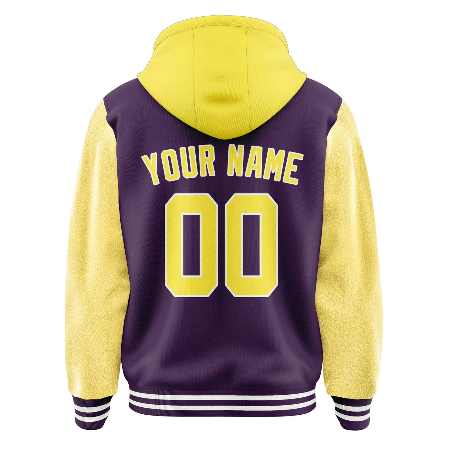 Custom Purple Light Yellow Jacket