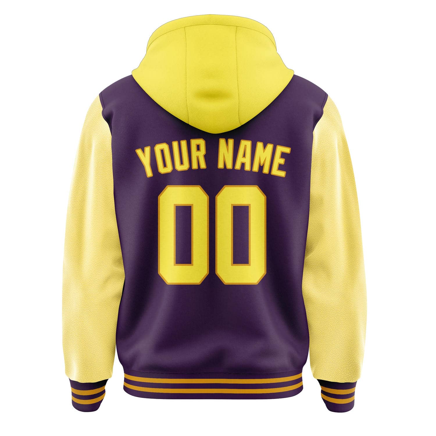 Custom Purple Light Yellow Jacket