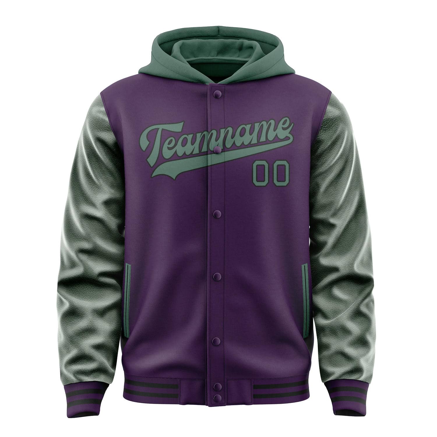 Custom Purple Blue Green Jacket