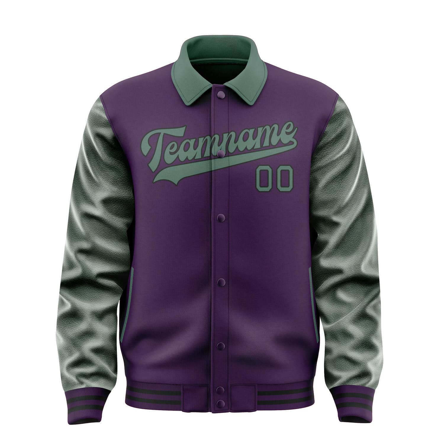 Custom Purple Blue Green Jacket