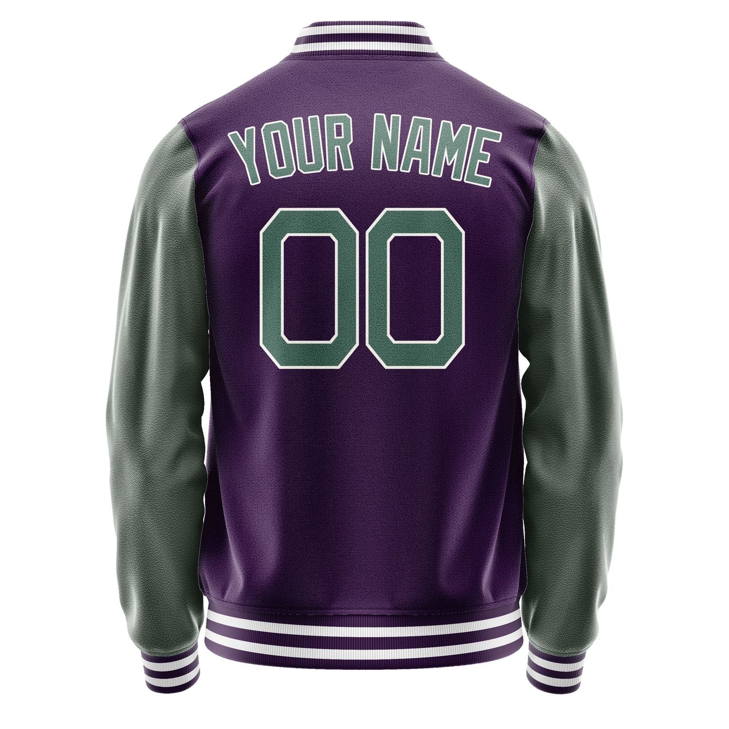 Custom Purple Blue Green Jacket JA0707270717B21727