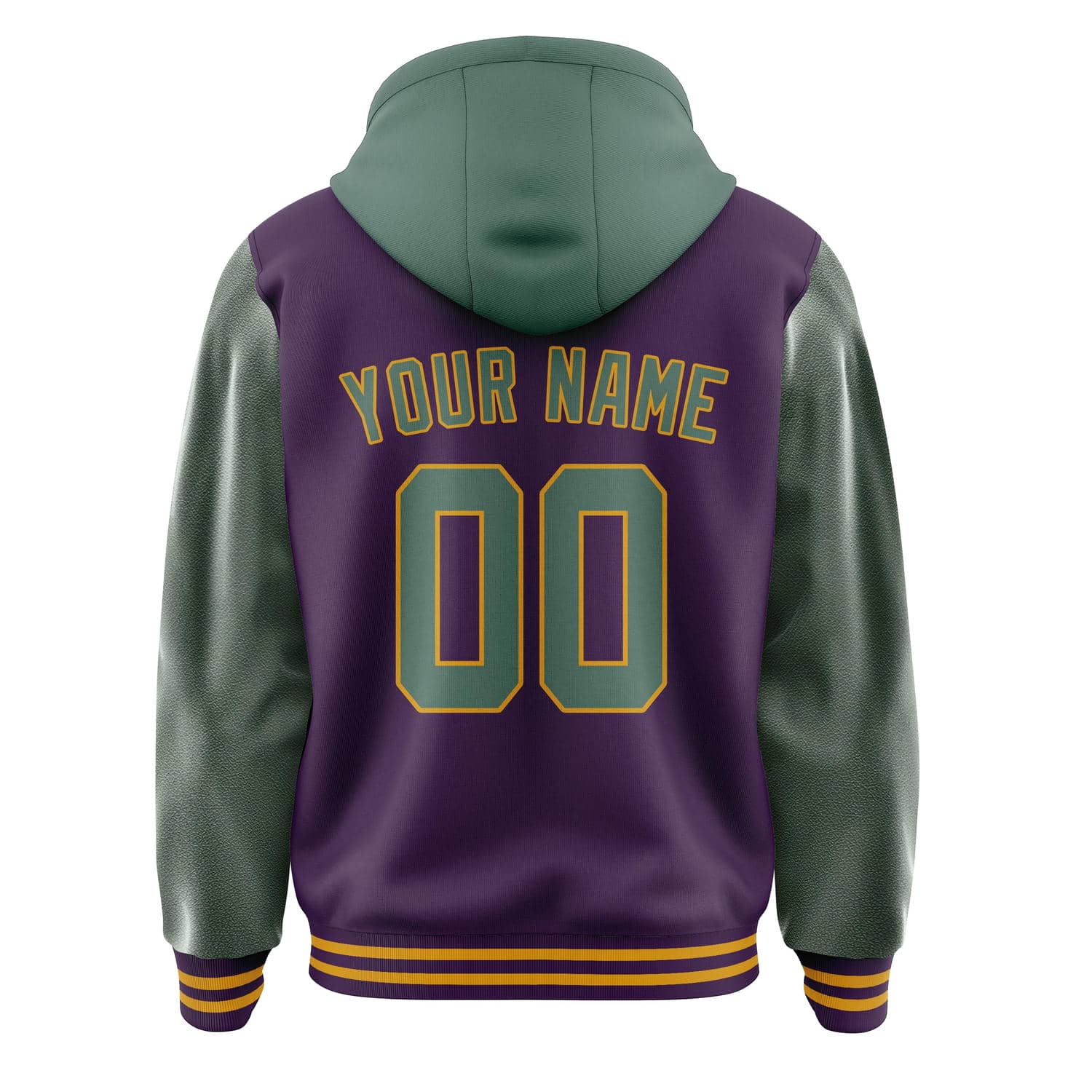 Custom Purple Blue Green Jacket