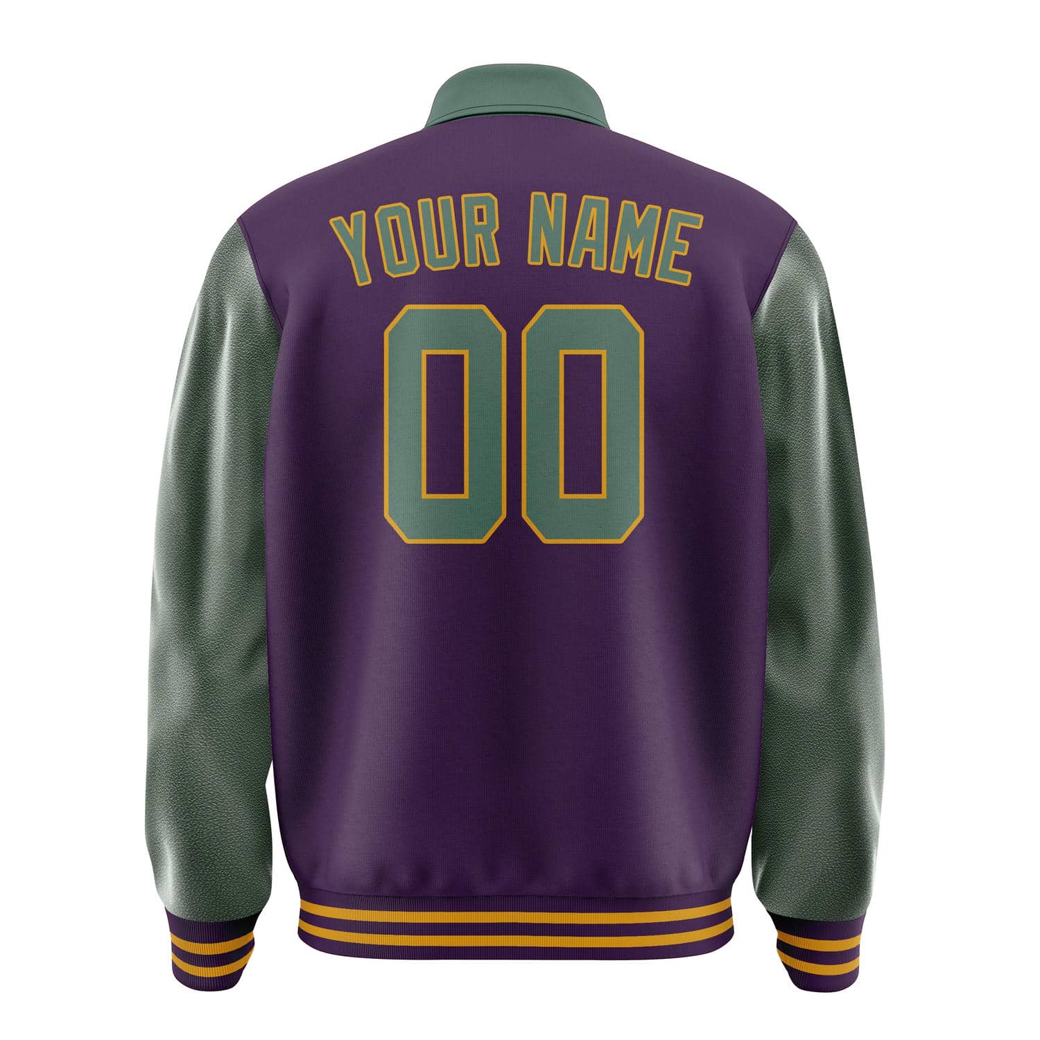 Custom Purple Blue Green Jacket