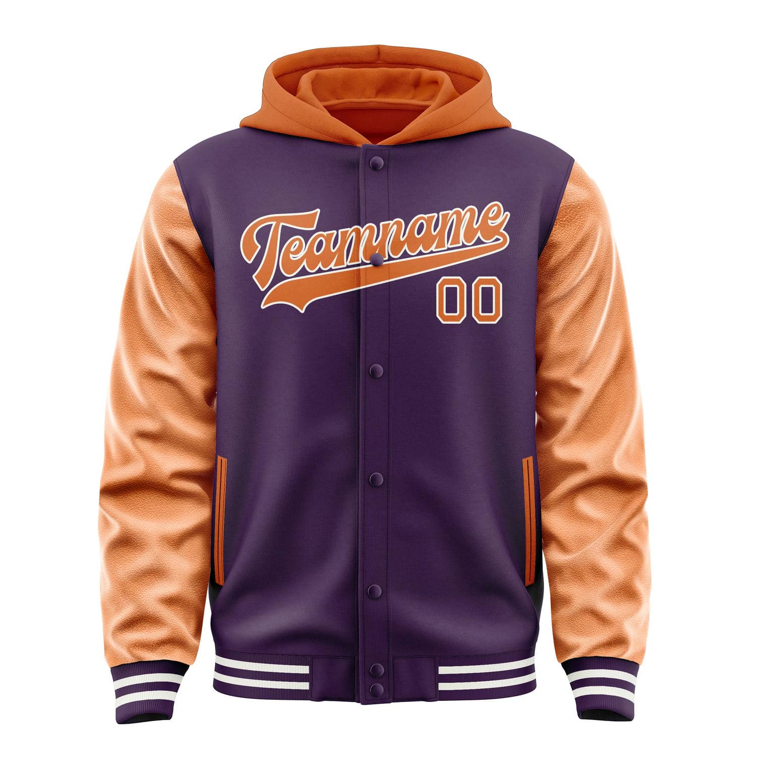 Custom Purple Orange Jacket