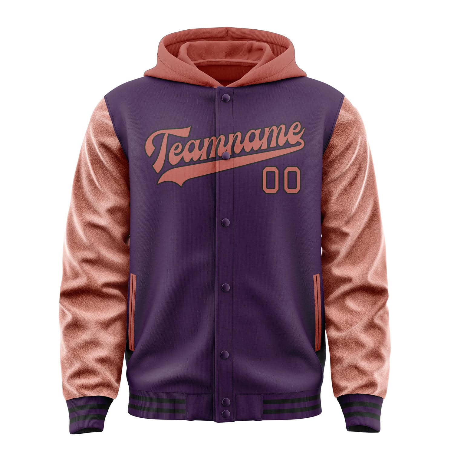 Custom Purple Copper Rose Jacket