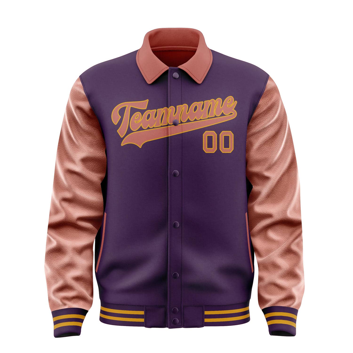 Custom Purple Copper Rose Jacket