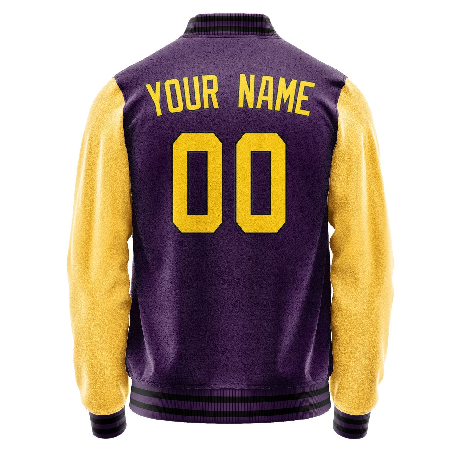 Custom Purple Gold Jacket JA0707300717B31730