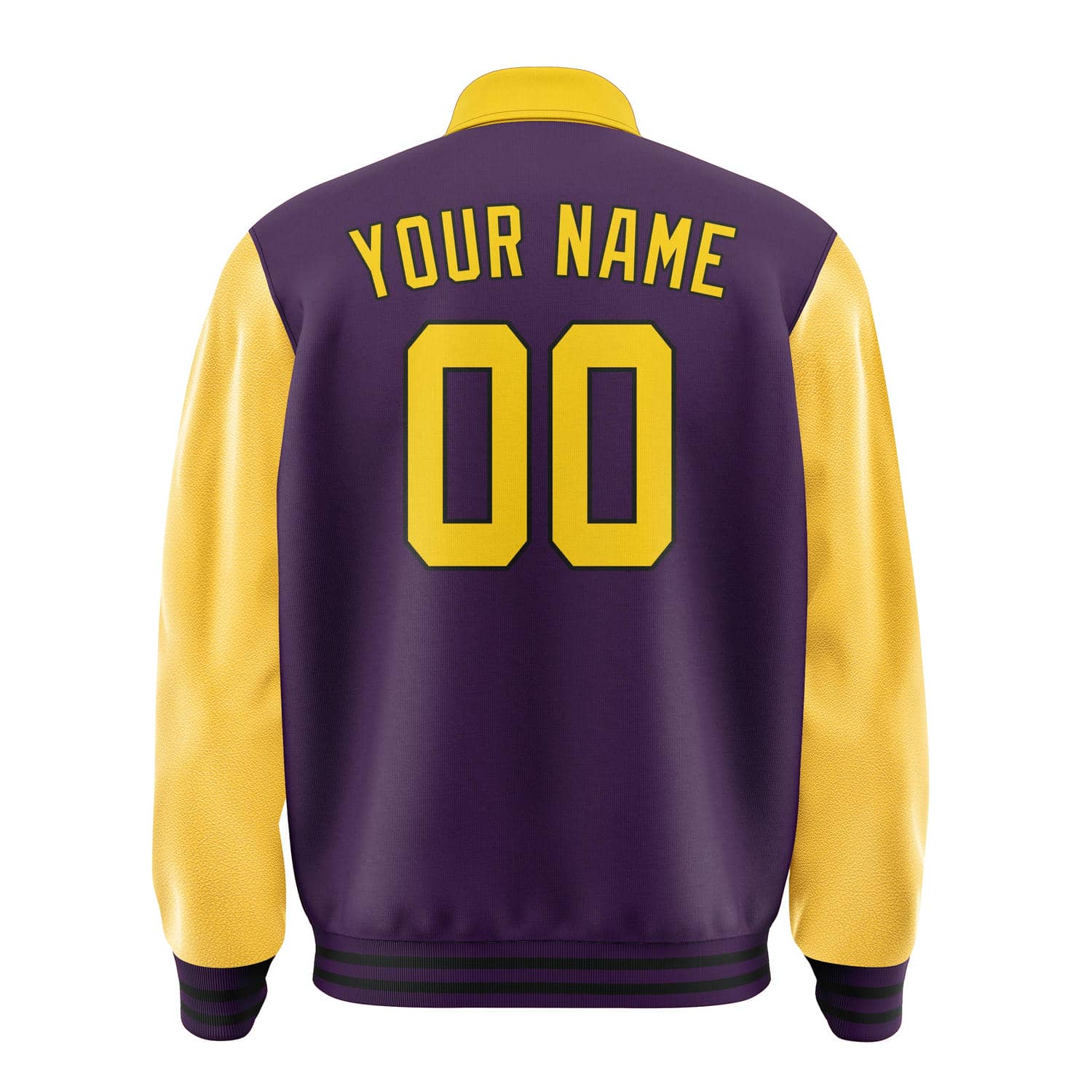 Custom Purple Gold Jacket