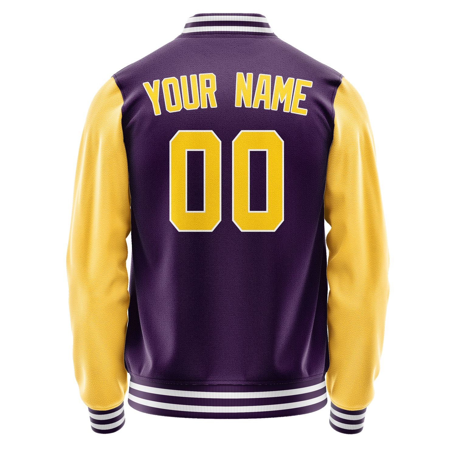 Custom Purple Gold Jacket JA0707300718B31830