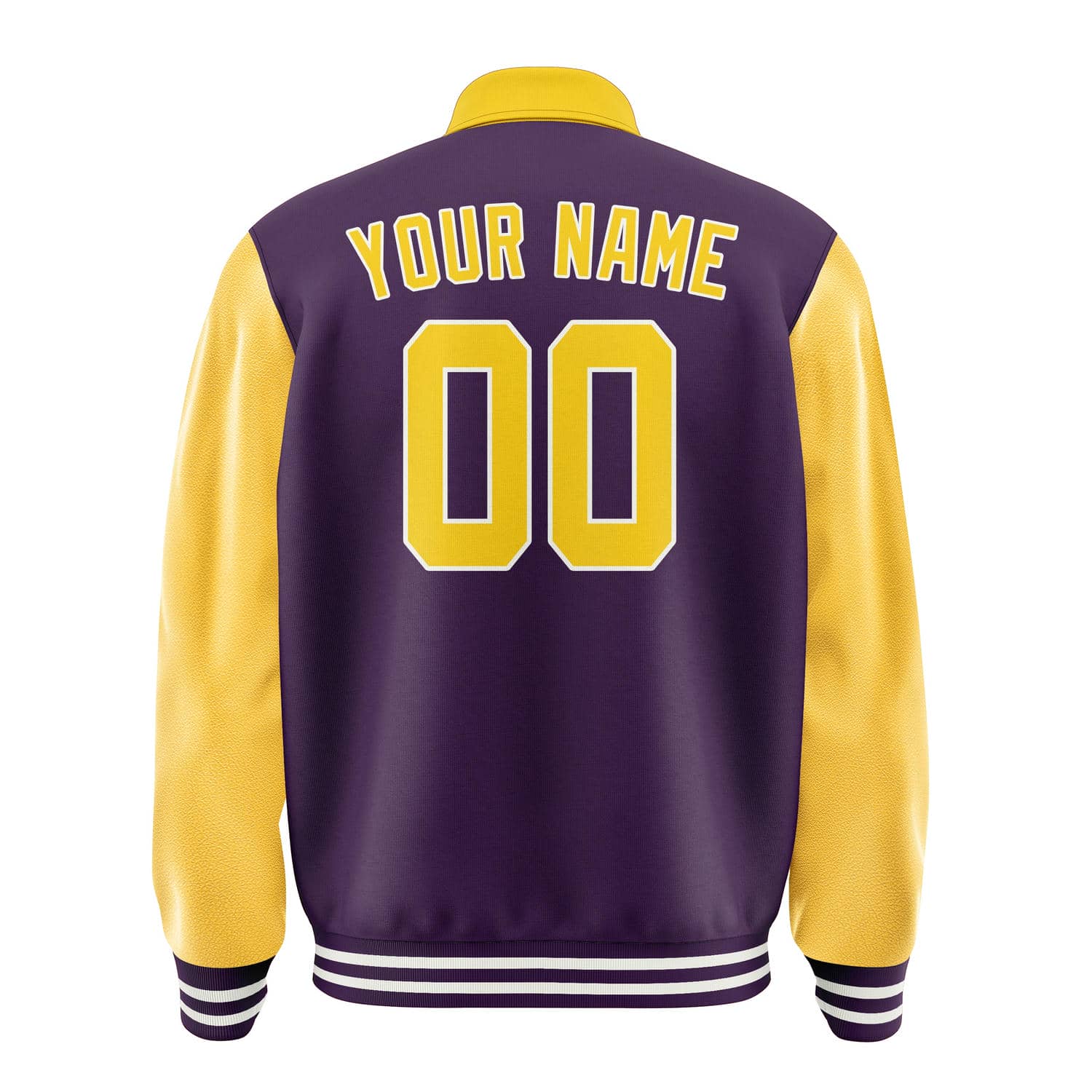 Custom Purple Gold Jacket
