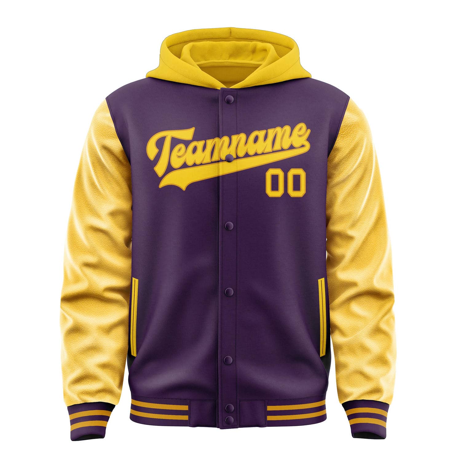 Custom Purple Gold Jacket