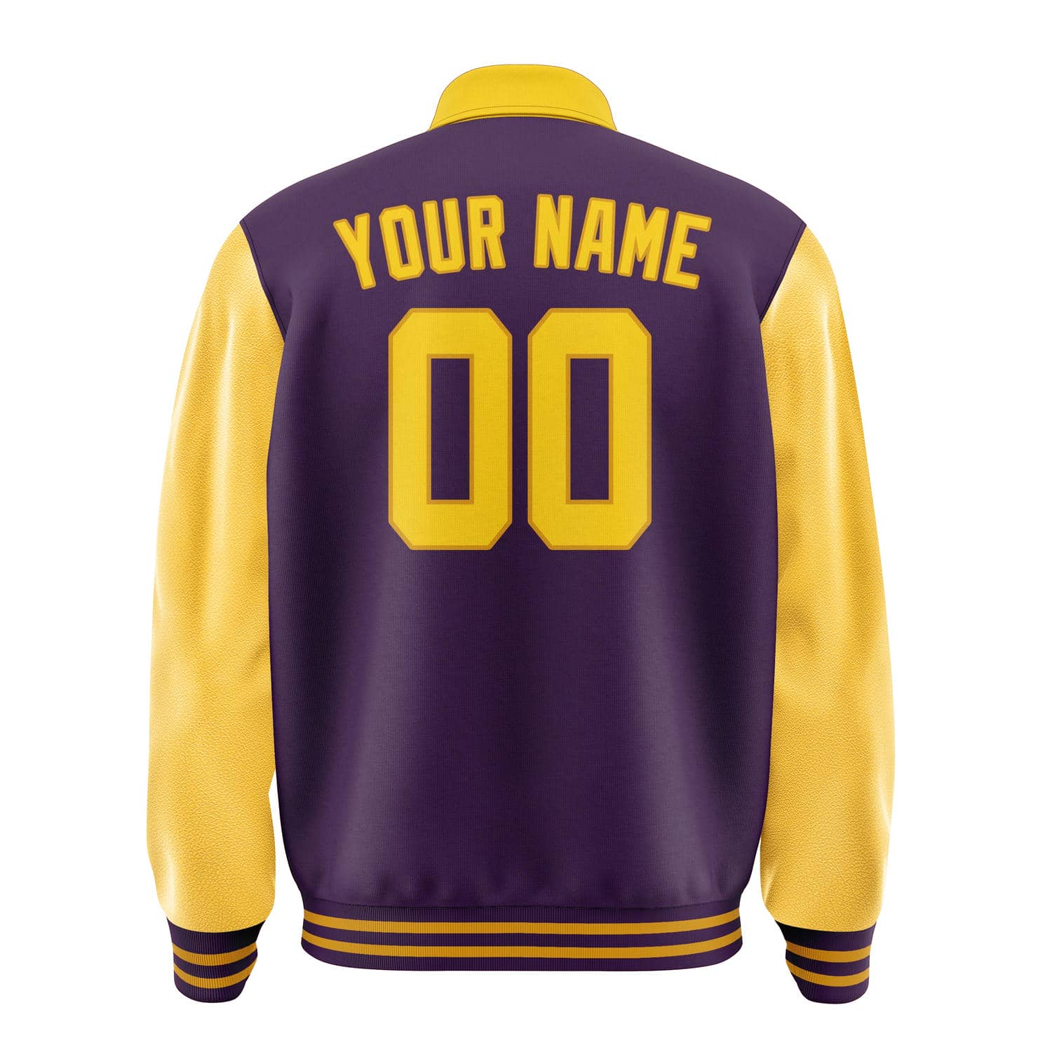 Custom Purple Gold Jacket