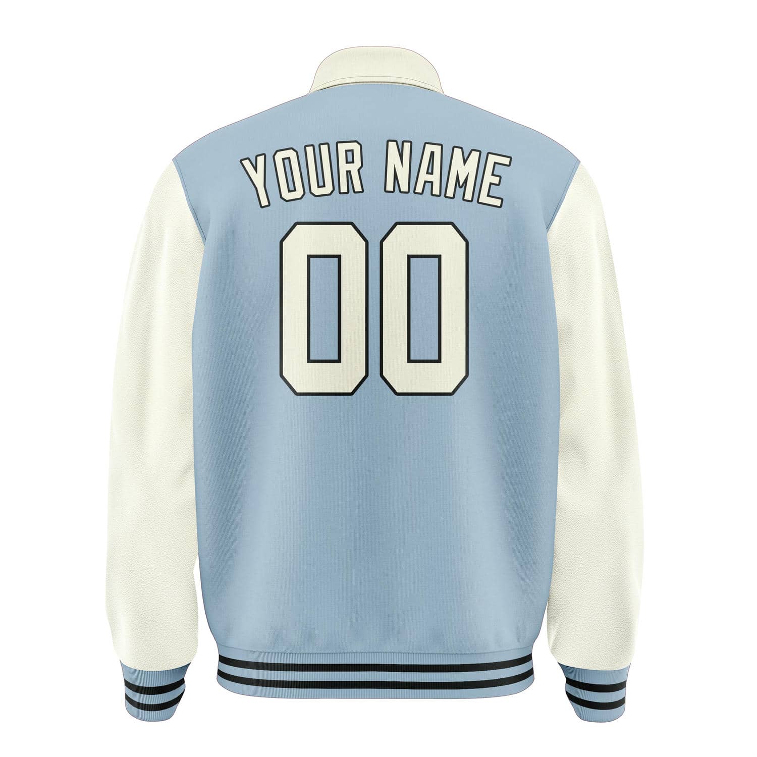 Custom Light Blue Cream Jacket