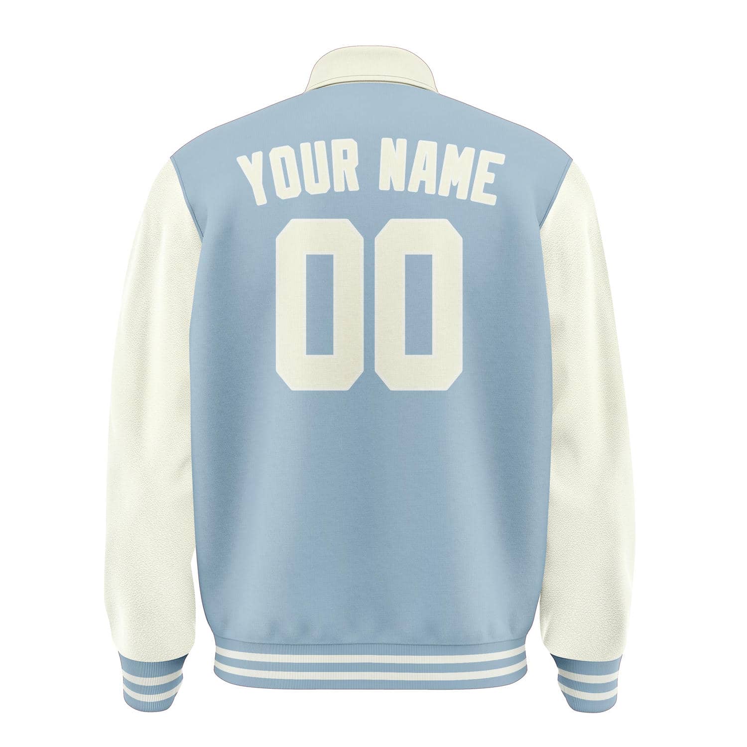 Custom Light Blue Cream Jacket