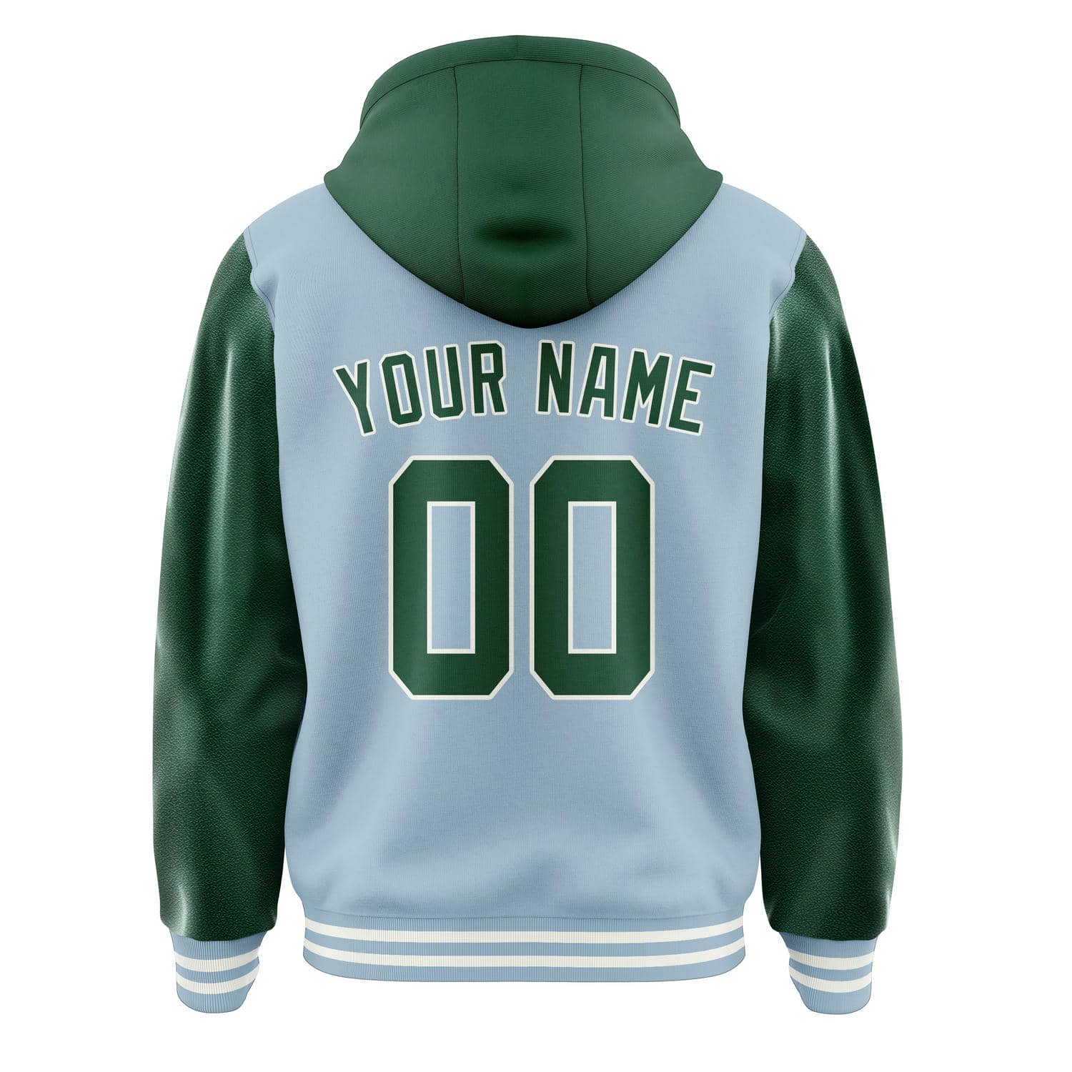 Custom Light Blue Green Jacket