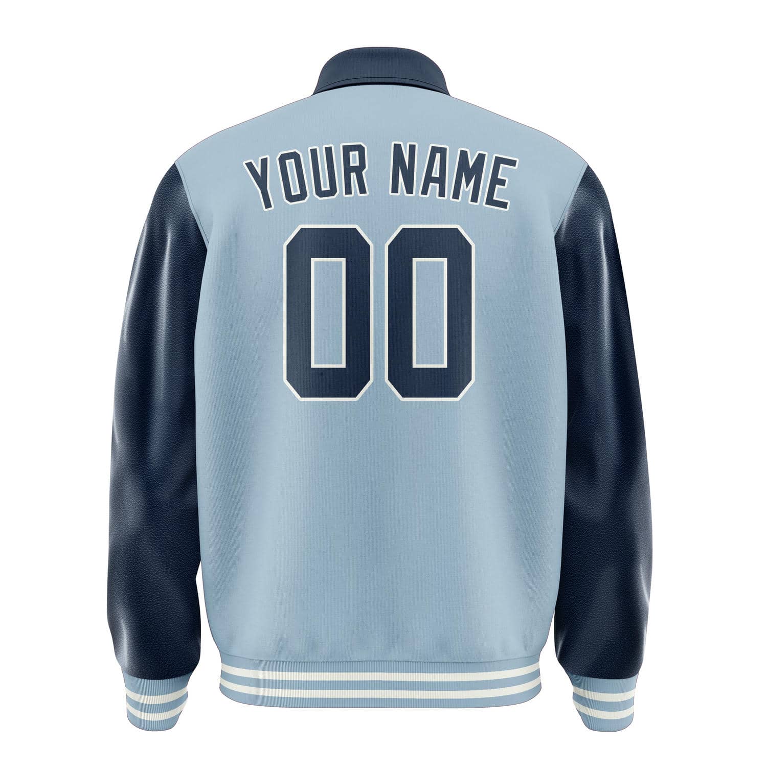 Custom Light Blue Blue Jacket