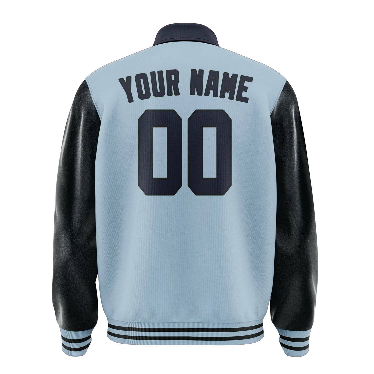 Custom Light Blue Navy Jacket