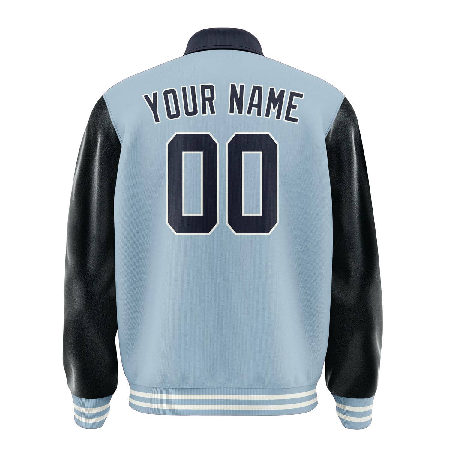 Custom Light Blue Navy Jacket