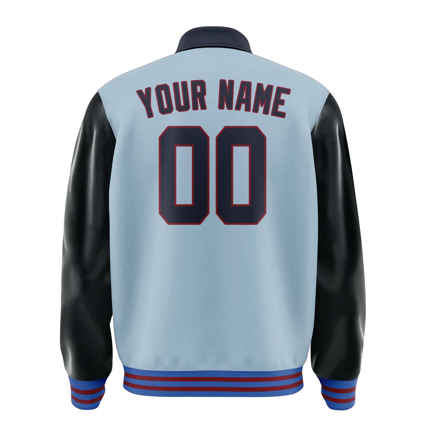Custom Light Blue Navy Jacket