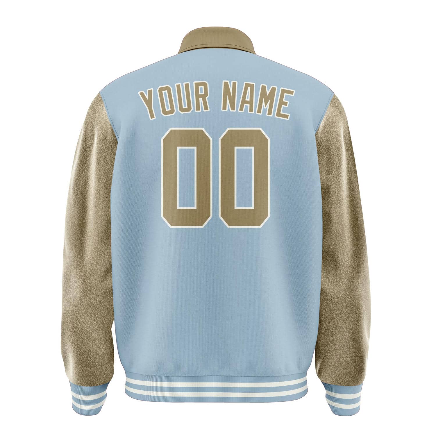 Custom Light Blue Light Khaki Jacket
