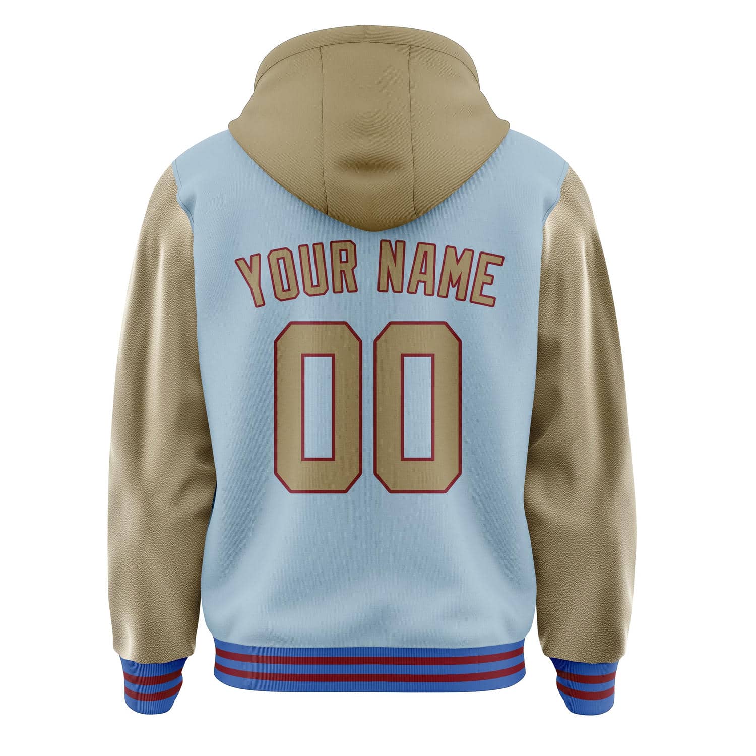 Custom Light Blue Light Khaki Jacket