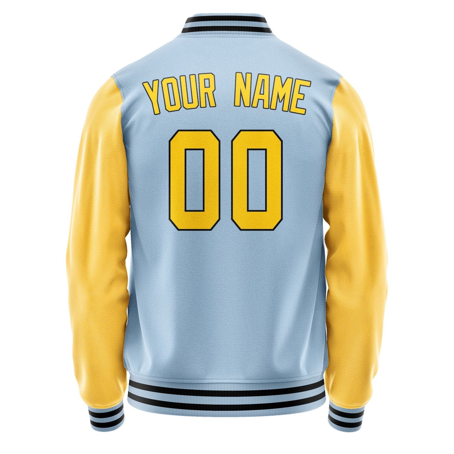 Custom Light Blue Gold Jacket JA0808300817B31730