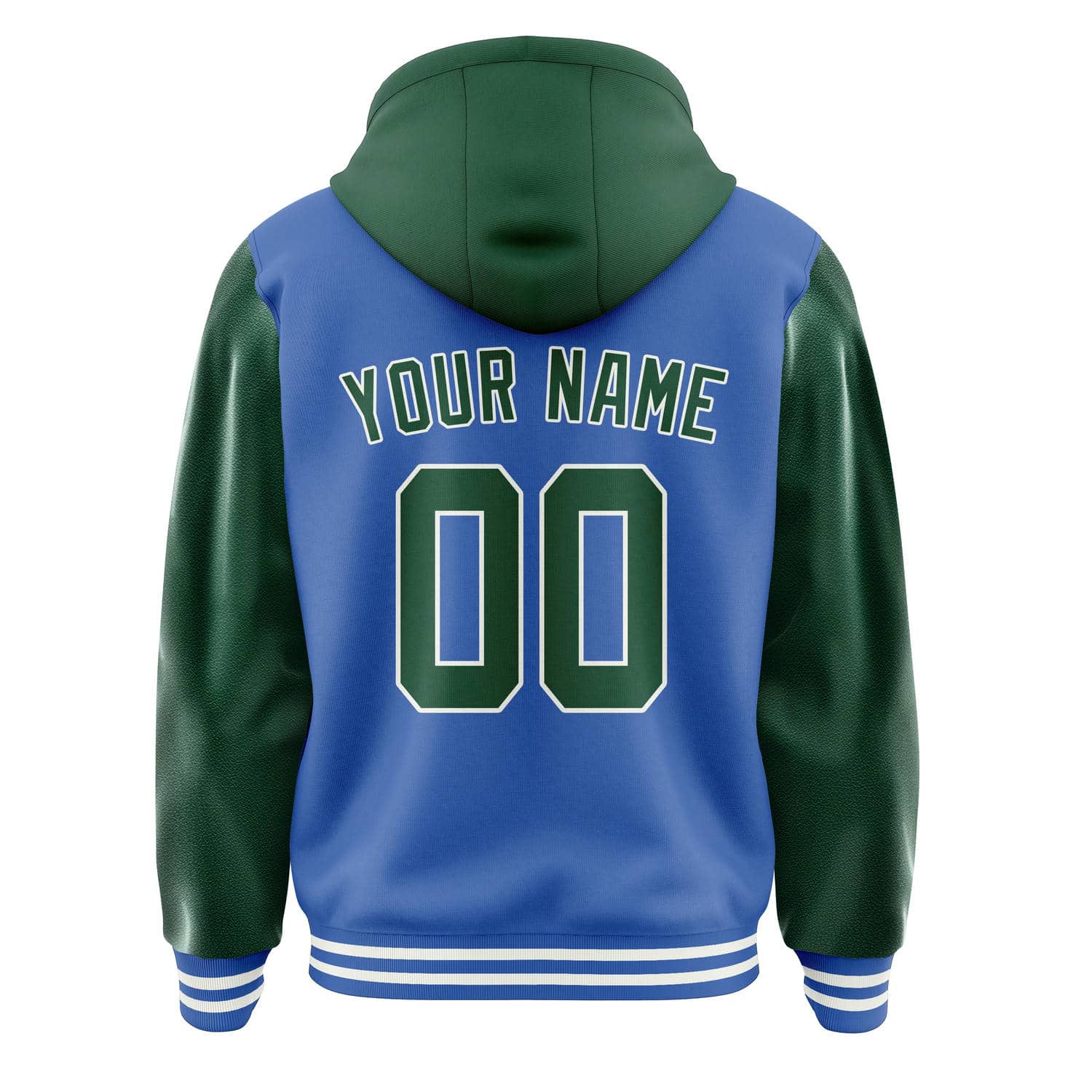 Custom Sky Blue Green Jacket