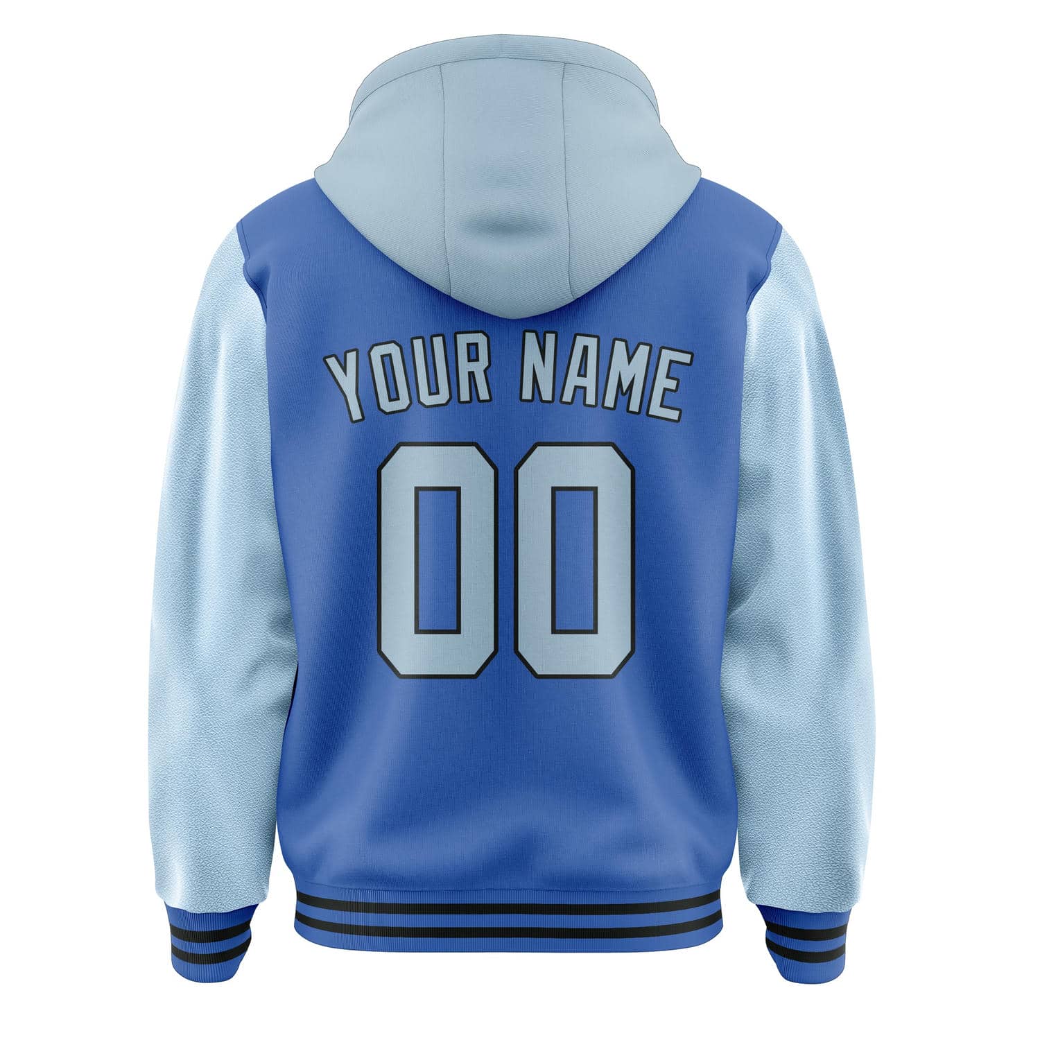 Custom Sky Blue Light Blue Jacket