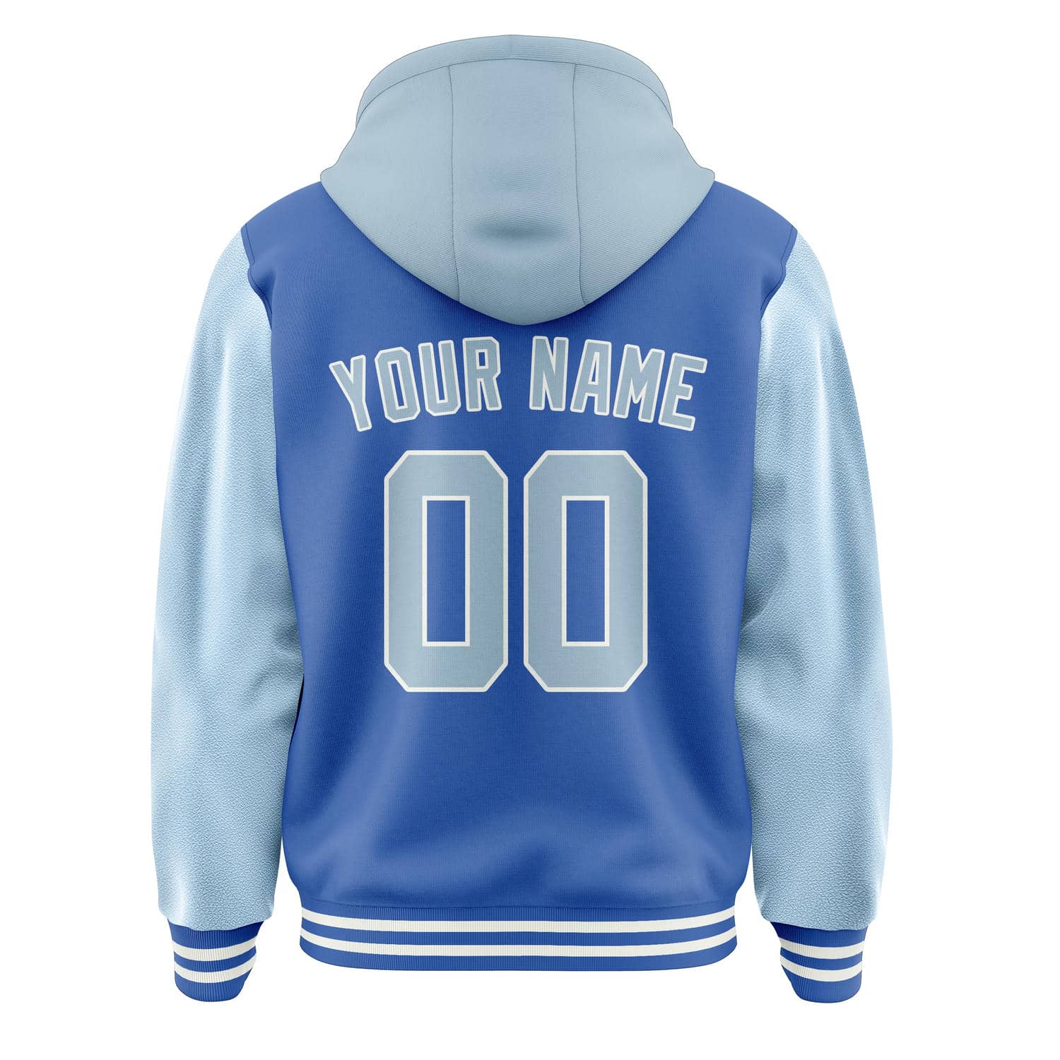 Custom Sky Blue Light Blue Jacket
