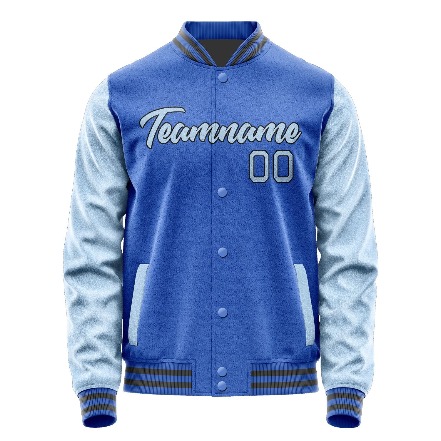 Custom Sky Blue Light Blue Jacket JA0909080920B21708