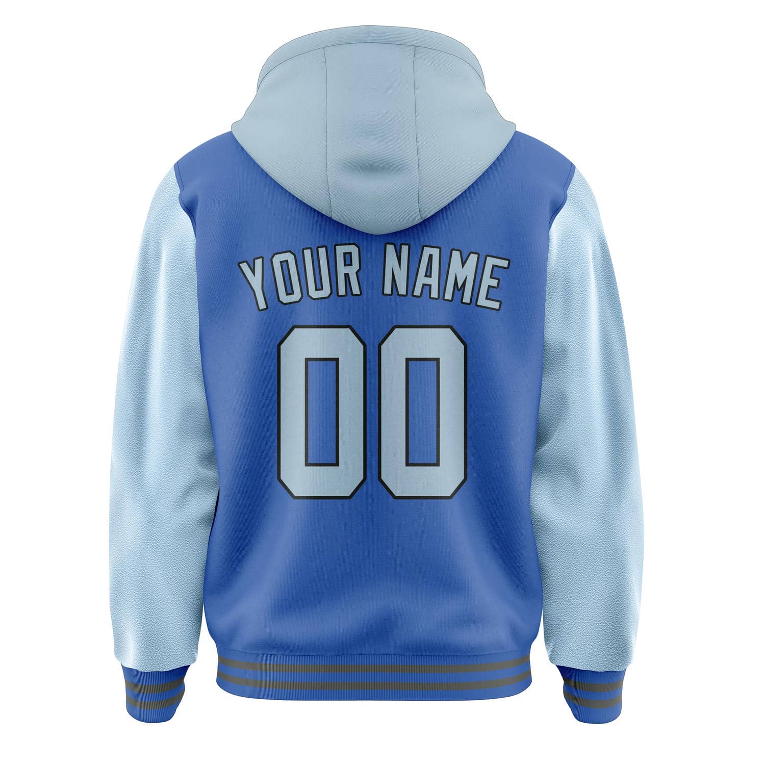 Custom Sky Blue Light Blue Jacket