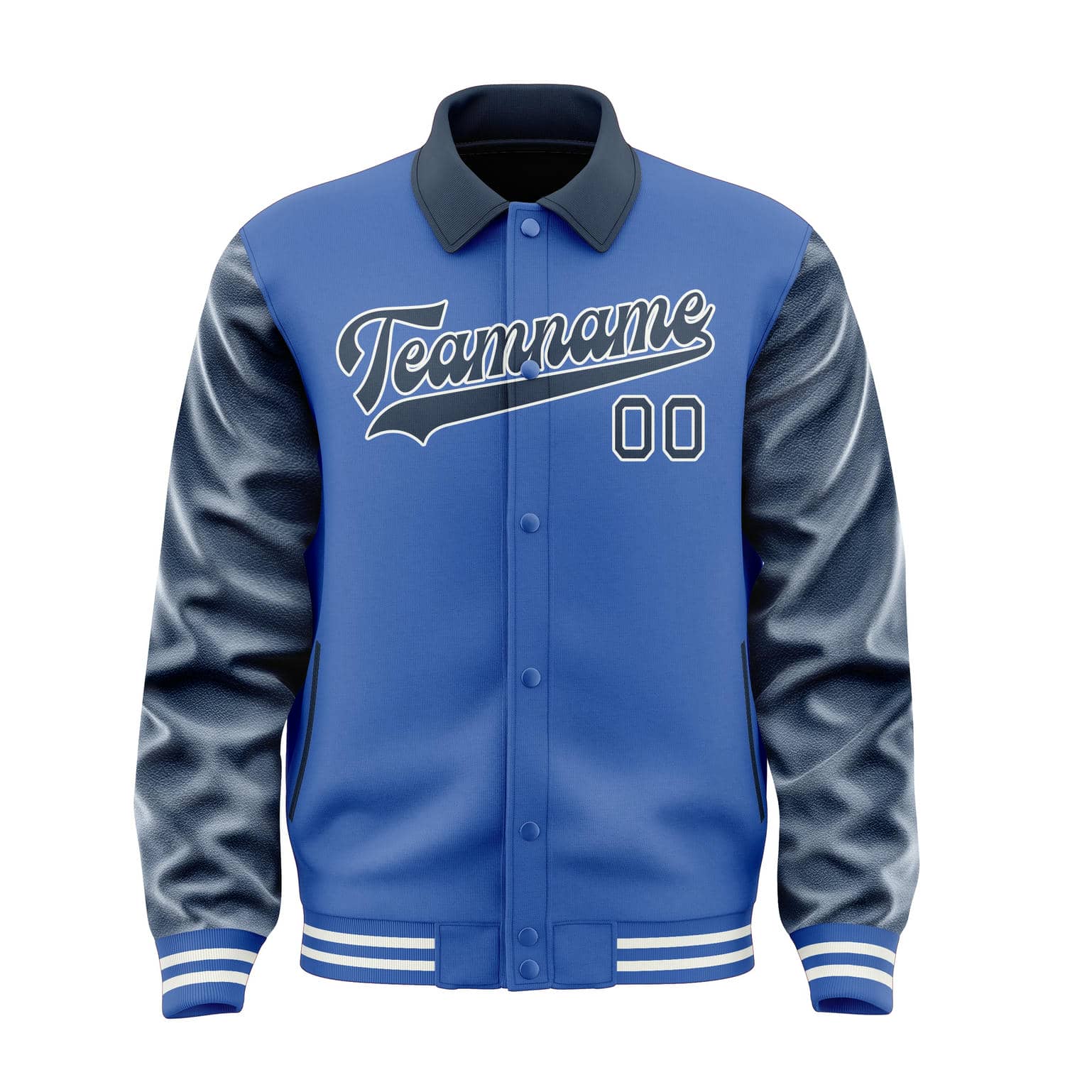 Custom Sky Blue Blue Jacket