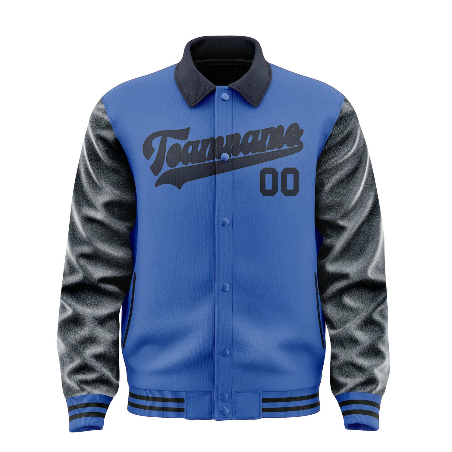 Custom Sky Blue Navy Jacket
