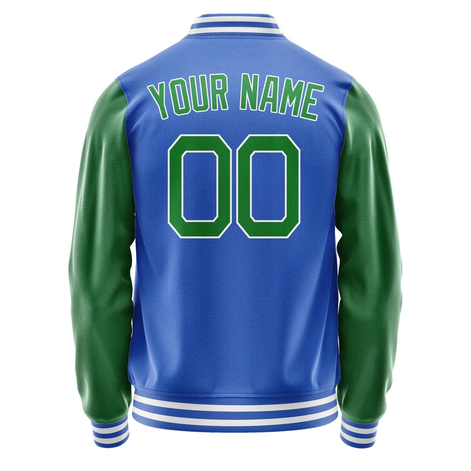 Custom Sky Blue Emerald Green Jacket JA0909240917B21724