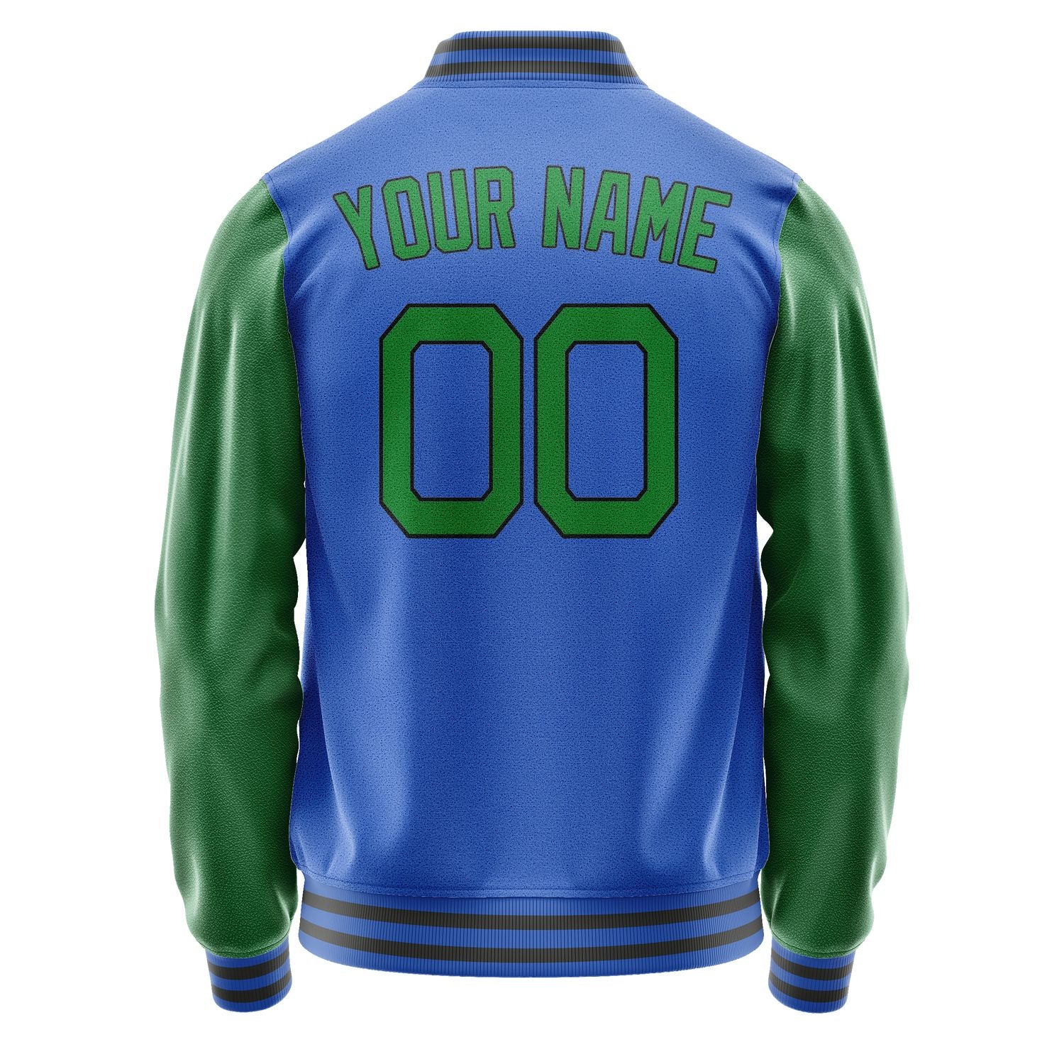 Custom Sky Blue Emerald Green Jacket JA0909240918B21824