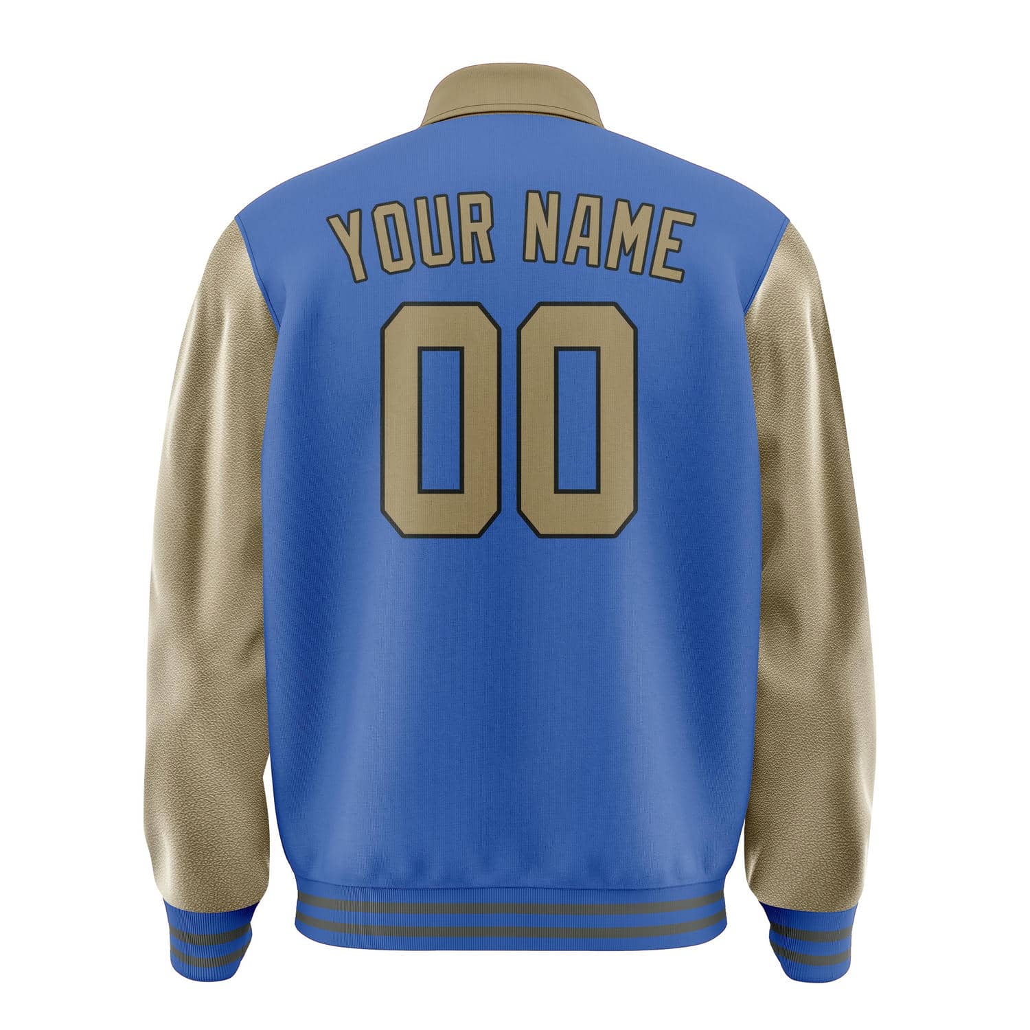 Custom Sky Blue Light Khaki Jacket