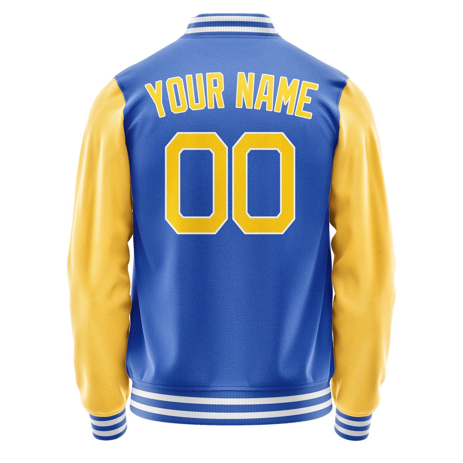 Custom Sky Blue Gold Jacket JA0909300917B21730