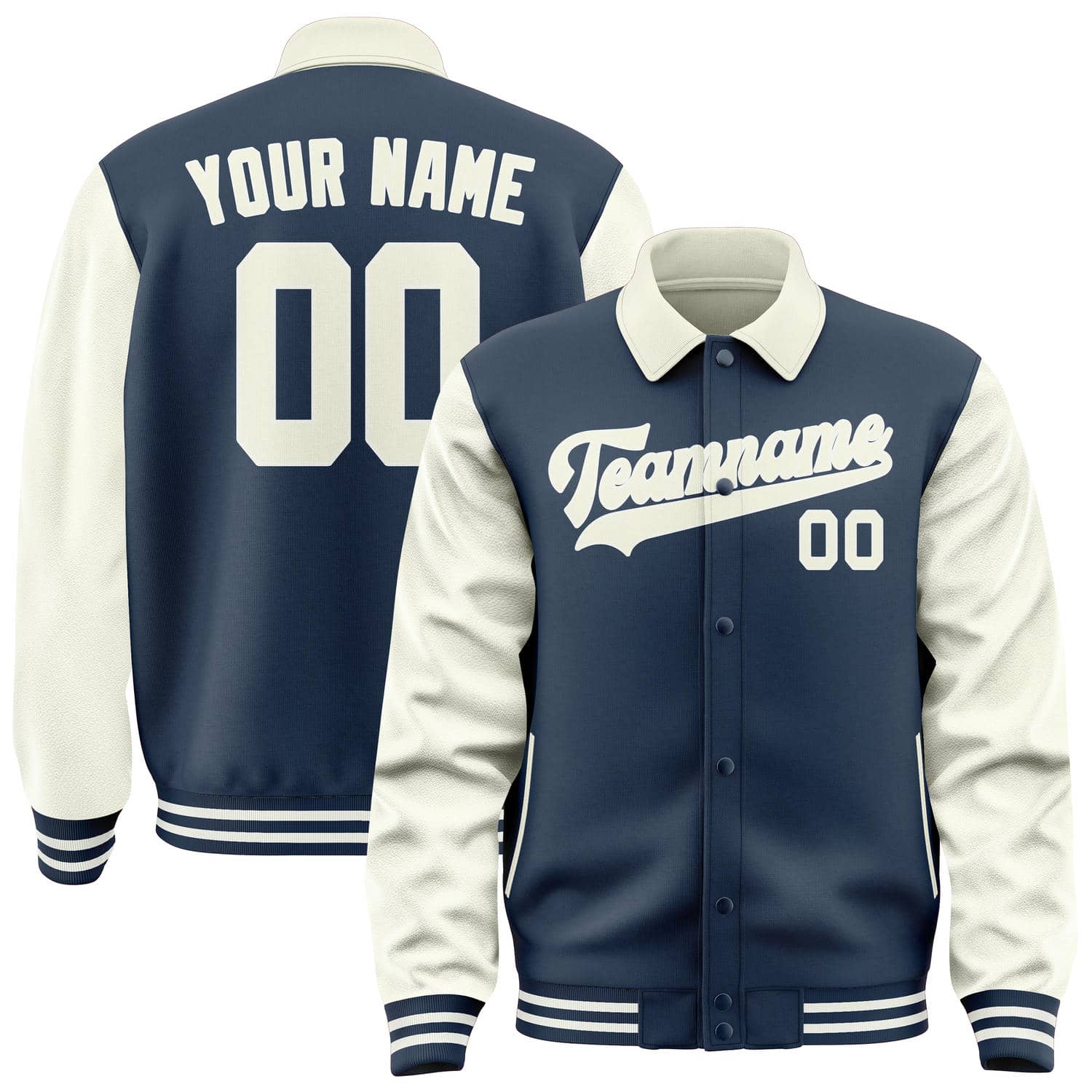 Custom Blue Cream Jacket