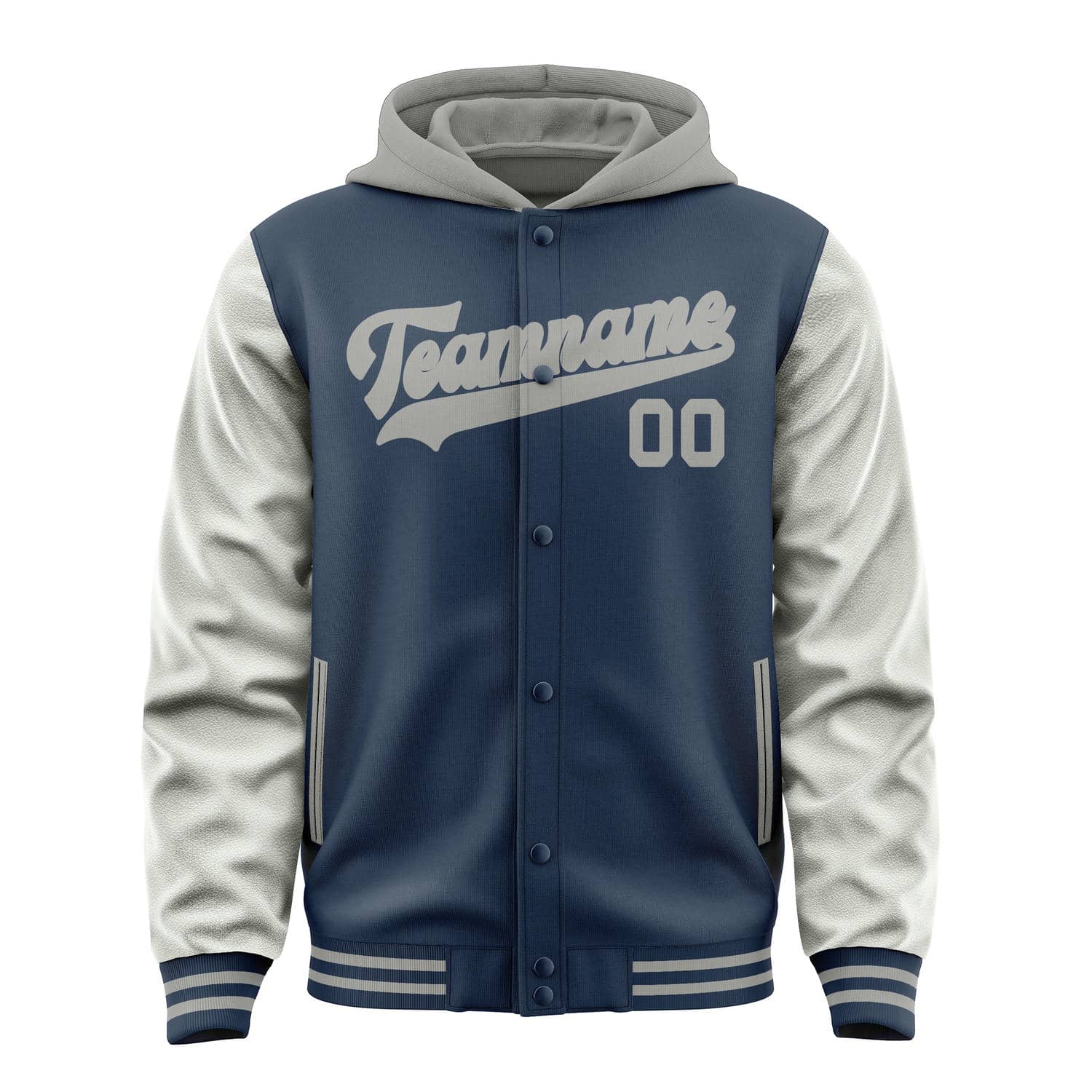 Custom Blue Gray Jacket