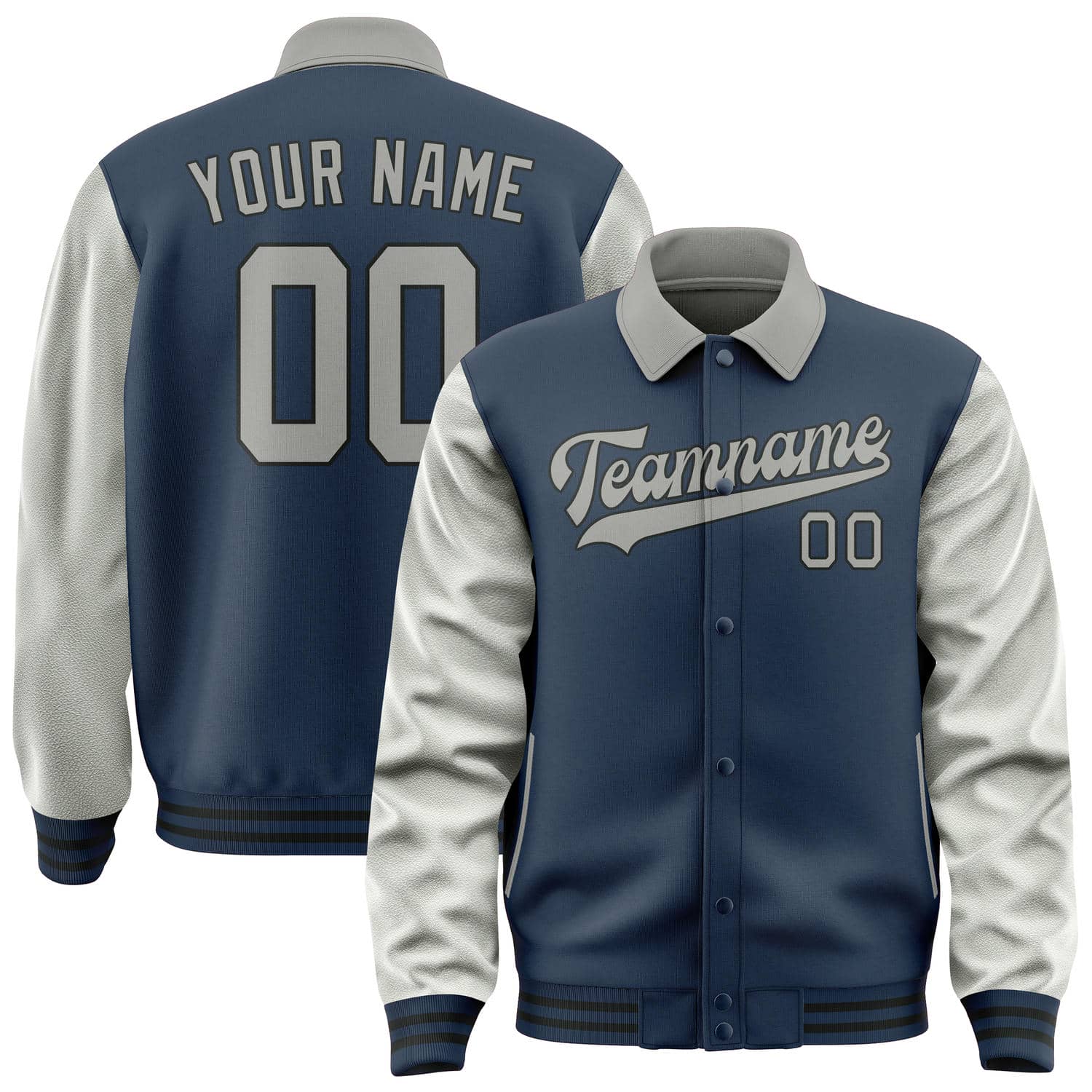 Custom Blue Gray Jacket