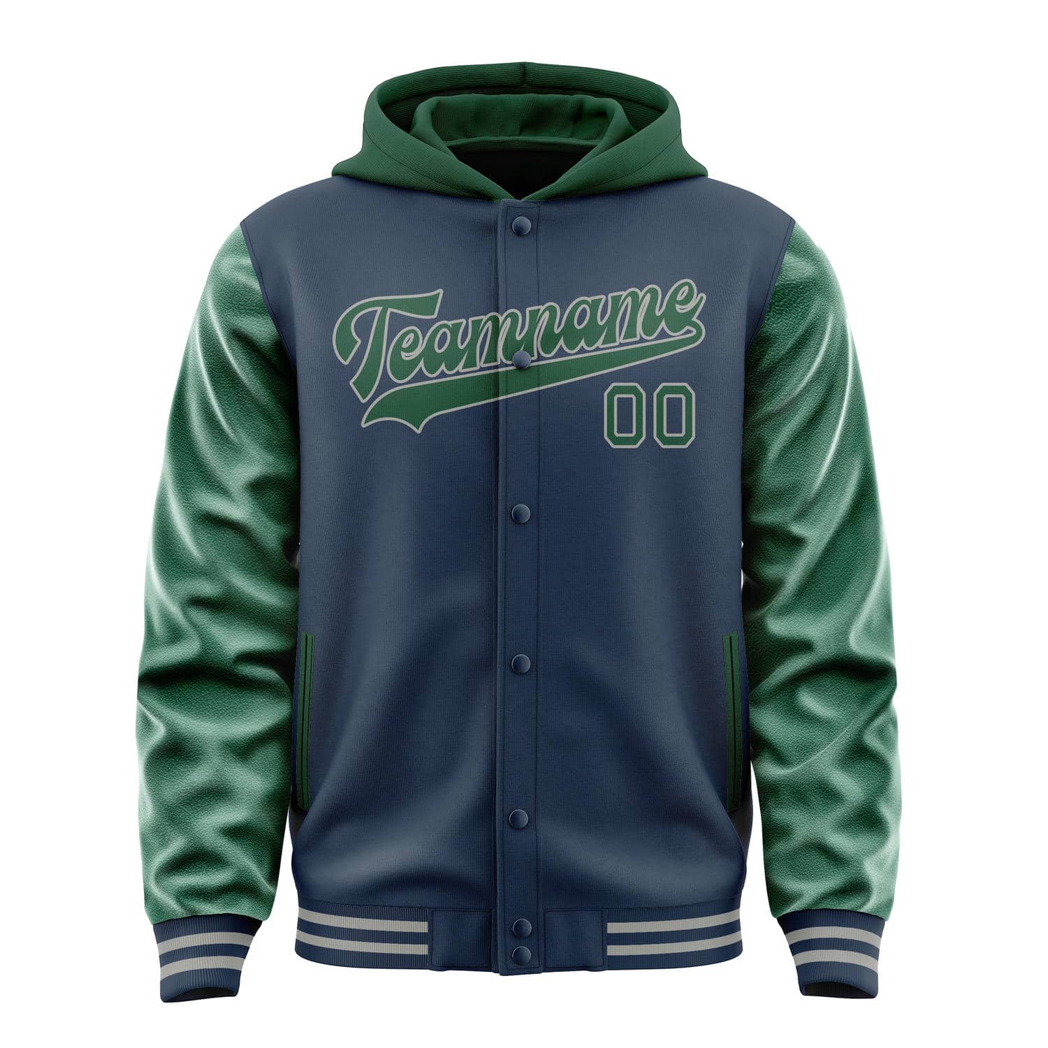 Custom Blue Green Jacket