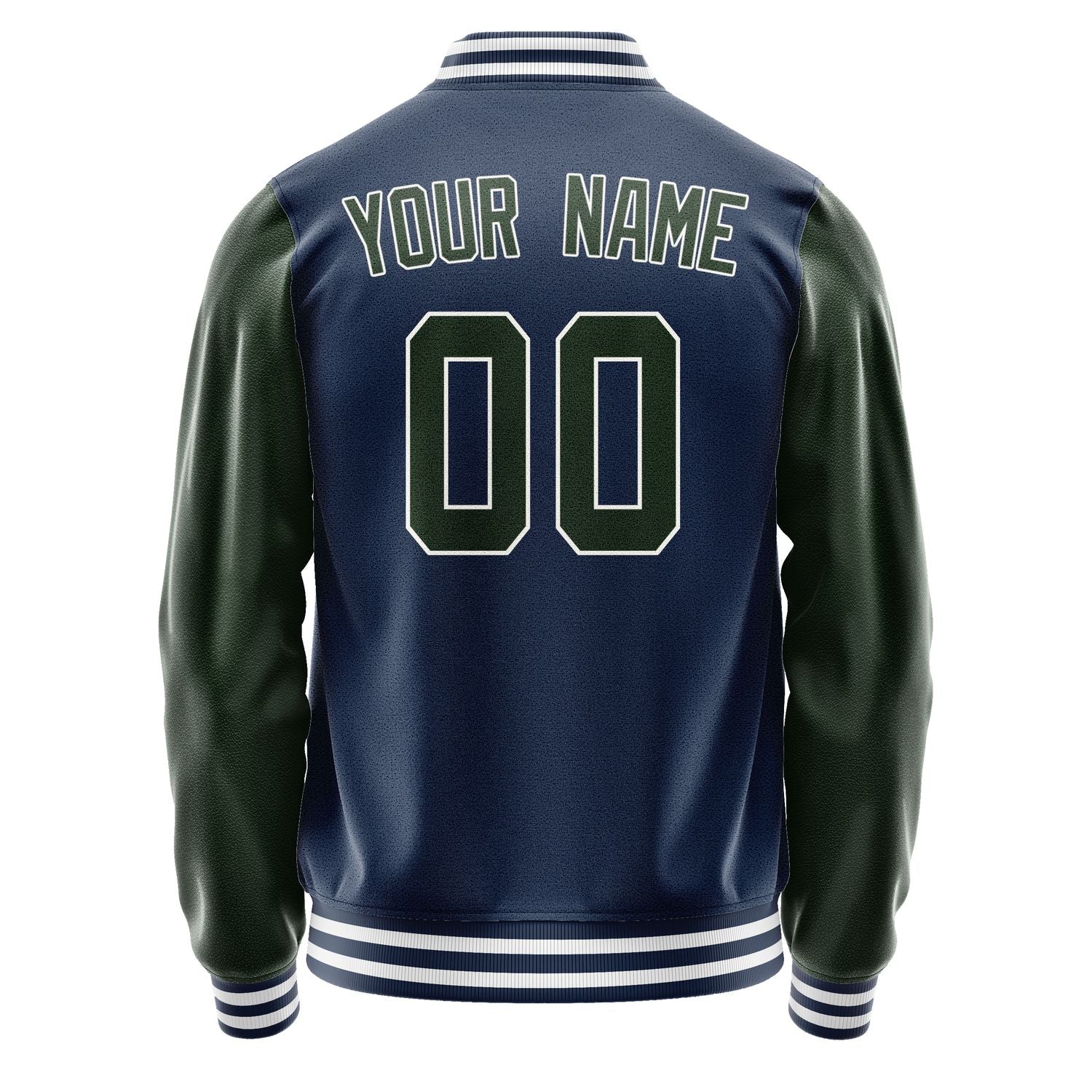 Custom Blue Dark Green Jacket JA1010061018B31806